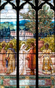 Photo of the restored Emmanuel's Land Window 