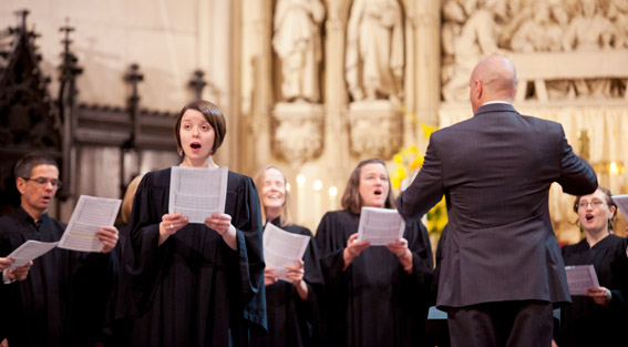 Soloist of Emmanuel Music during motet